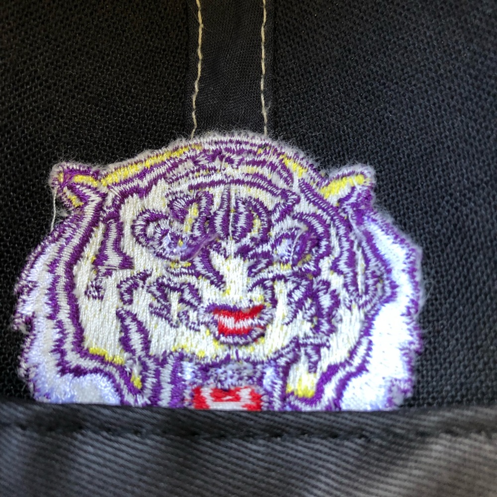 LSU Tigers hat tiger face front patch adjustable hook and loop - Picture 6 of 10